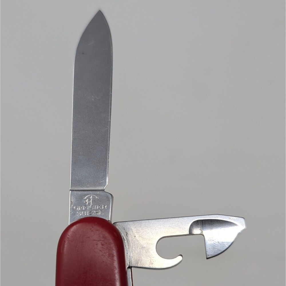 Vintage Victorinox Swiss Army Knife Multi Tool Red 91mm Officier Suisse 8 Tool - Picture 5 of 13